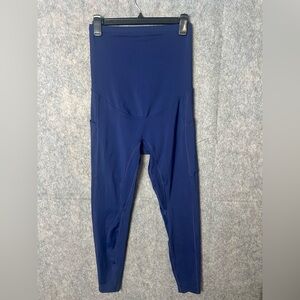 Enerful Woman’s‎ Medical Blue Highwaisted navy blue maternity leggings